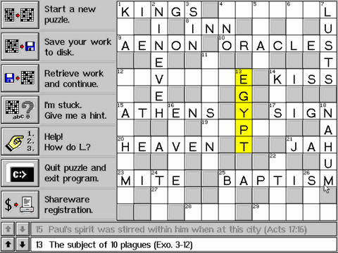 Learn more about the Bible while having fun! A challenging Bible puzzle game.